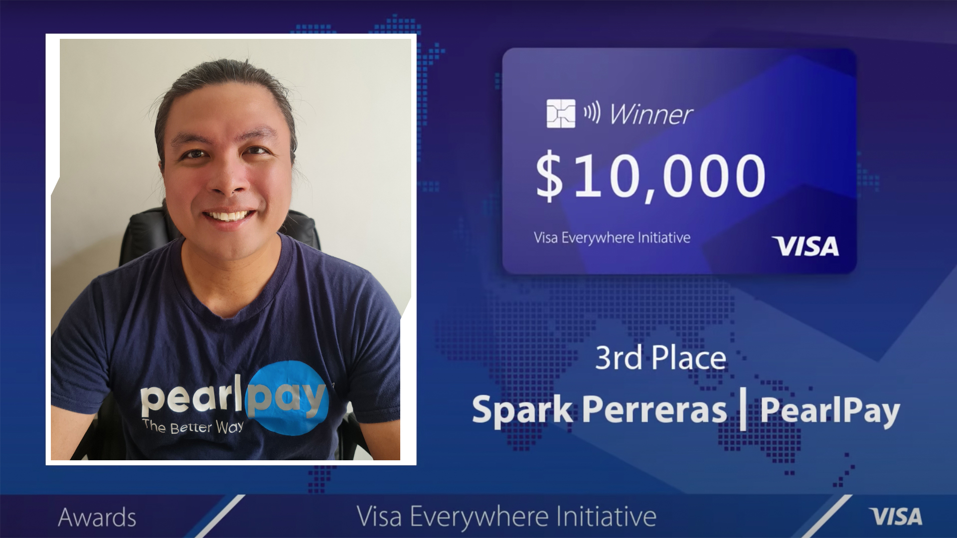 PearlPay Bags 3rd Place at the Visa Everywhere Initiative Global Finals 2021 Banner